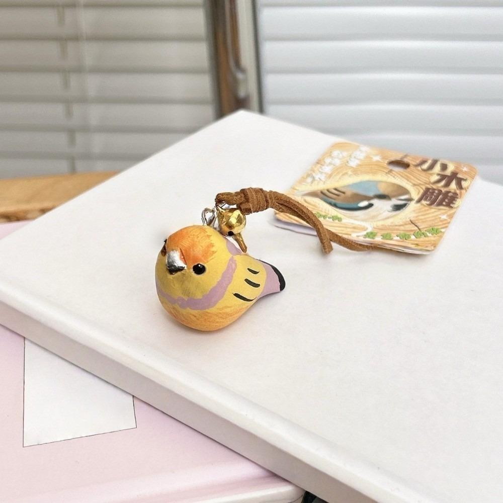 

Cute Wood Carving Keychain Cartoon Brids Key Ring Unique Wooden Bird Pendant Bag Hanging Style 4