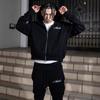 Unisex Übergroßer Kapuzenpullover Lockerer Schnitt Pullover Lässiges Streetwear Oberteil Herren Damen