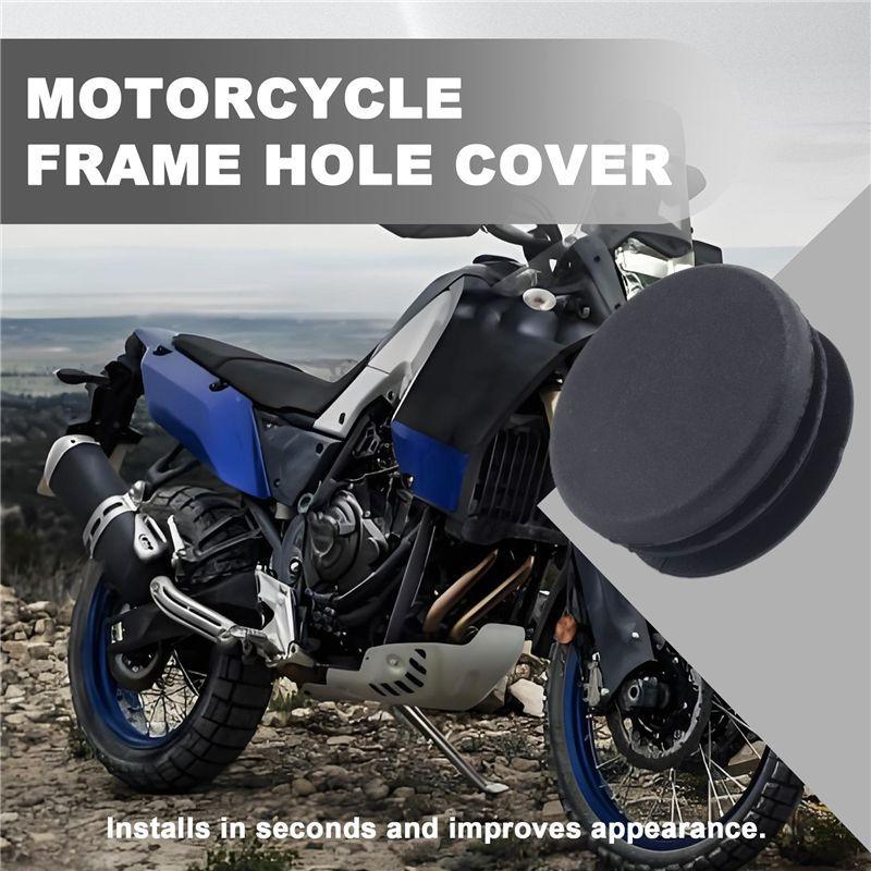 Precise 1 Pair Motorcycle Frame Hole Caps Plug Decorative Frame Cap Set For TENERE 700 Tenere700 XTZ 700 2019-2021