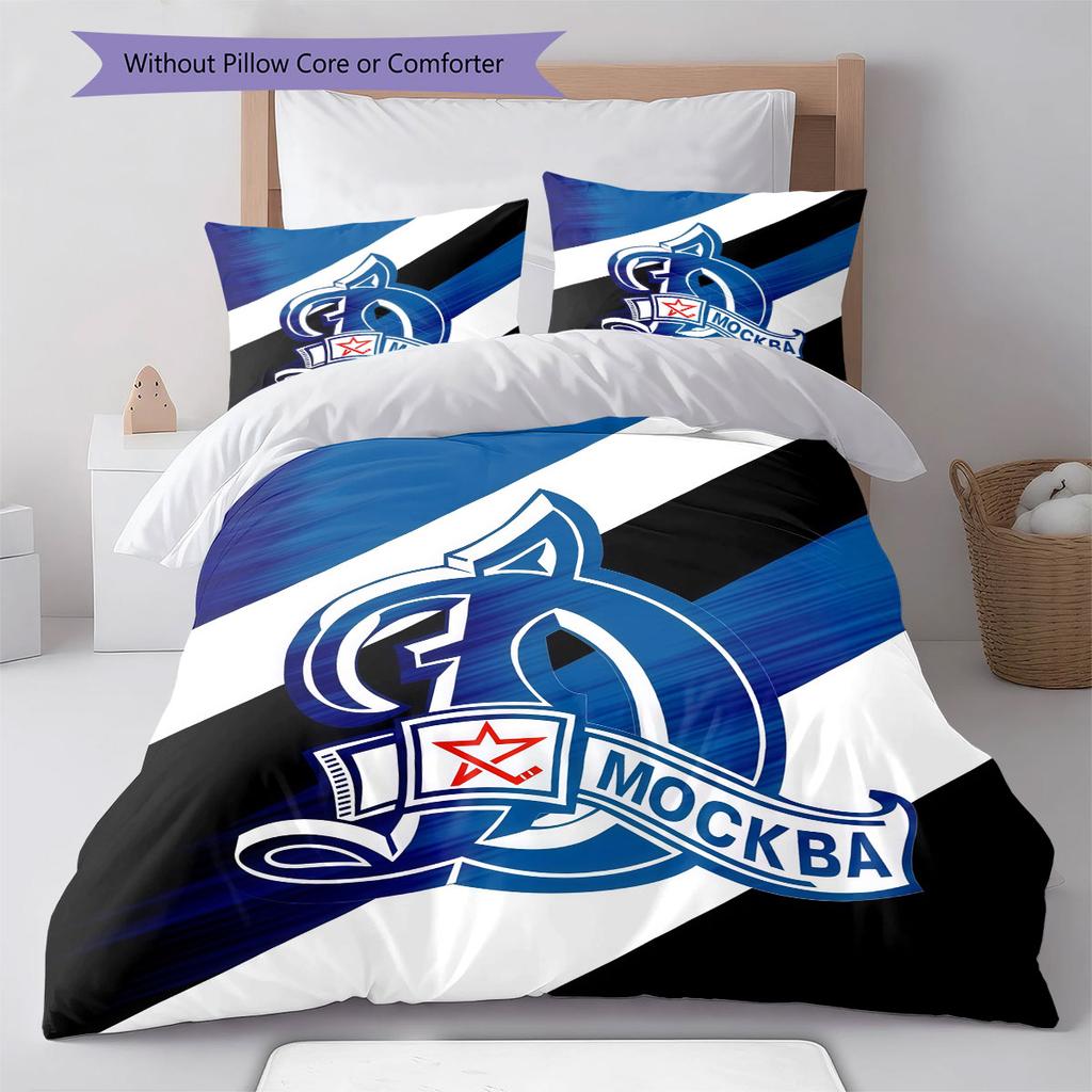 Dynamo Moscow Roar Bedding Quilt Set Quilt Cover Pillowcase Home Decoration Birthday Gift (1 * duvet cover + 2 * pillowcase, without core)