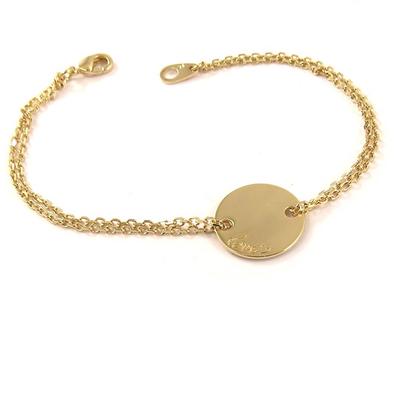 [D4586] - Gold Plated Bracelet 'Love'