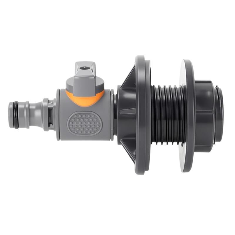 Tankadapter 1/2-Zoll Tankverbinder Mit Bewässerungsventil Geeignet Für Gartenpflege Und Wassertanks
