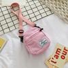 All-match Canvas Canvas Small Bag Japanse Style Embroidery Crossbody Bag Travel Storage Handbags Women Girls