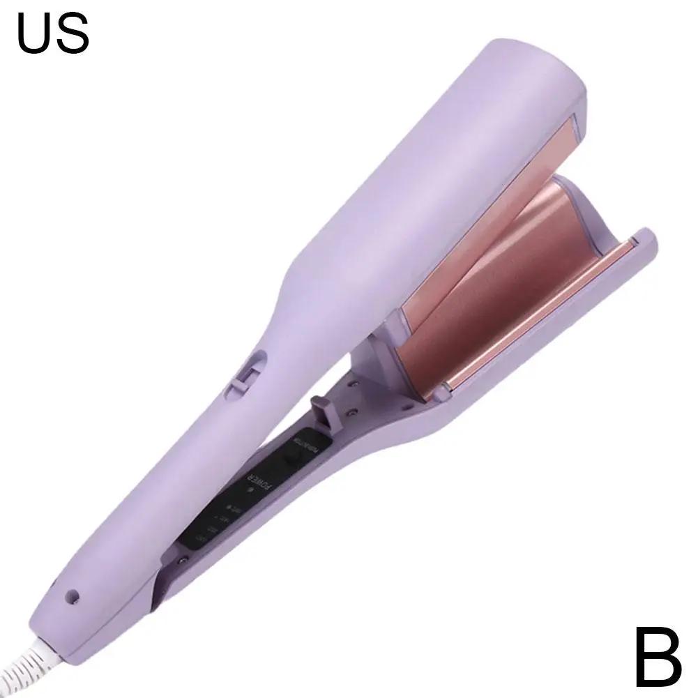 32mm 220V Lockeneisen Tragbar Niedlich Große Welle Haar Haar Haarstyling Haarwickler Ei Schnelles Welleneisen Werkzeug Lockenstab Heizwickler K8C5