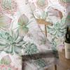 Summer Watercolor Tropical Plants Voile Sheer Curtains Living Room Window Tulle Curtain Kitchen Bedroom Drapes Home Decor
