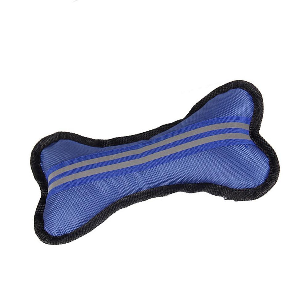 Bite Resistant Bone Fabric Toy Oxford Cloth Plush Dog Toy Soft Squeaky Chew Toy for Dogs Pets