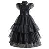 Girls Addams Family Cosplay Kids Disney Princess Birthday Christmas Halloween Play Cosplay [KOVIDSUN] Dress, Dress, Costume, Costume, Dress, Present,