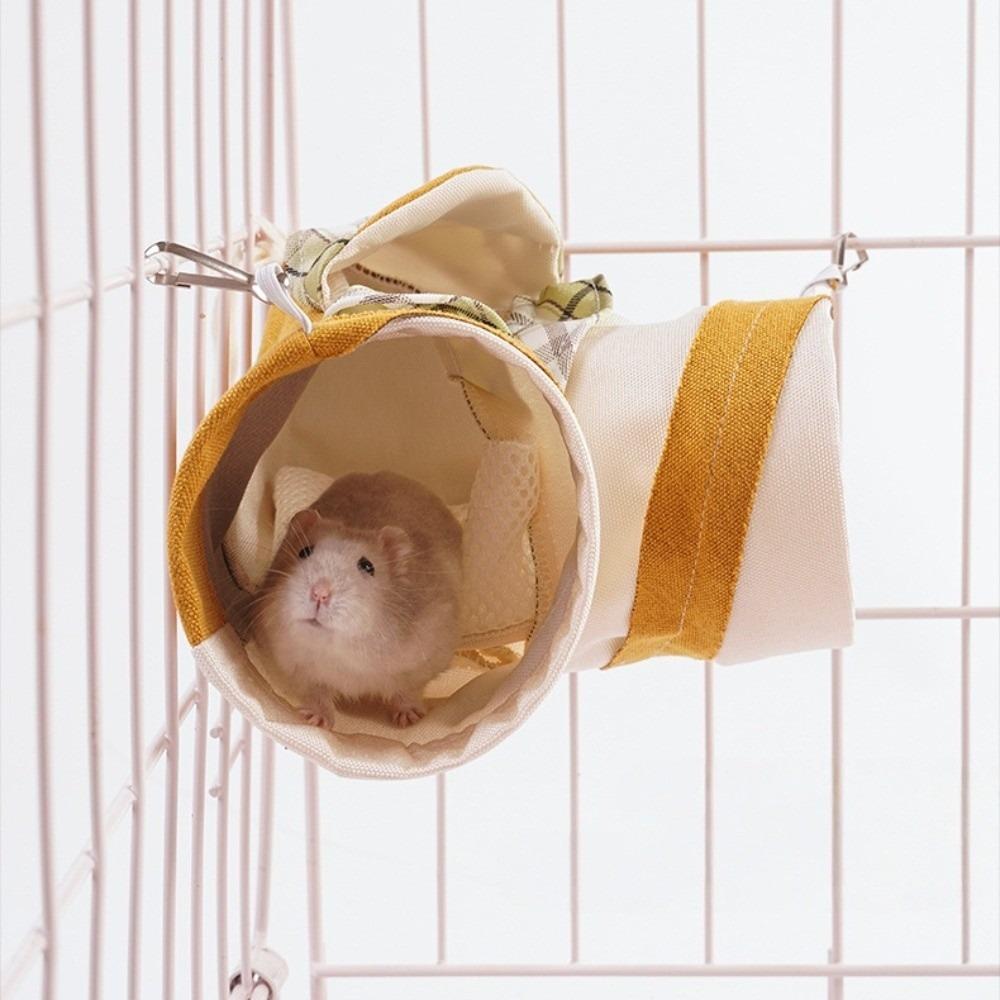 Durable Small Pet Hide Nest Fun Toy Badger Rabbit Ferret Play Tunnel Cage Accessory