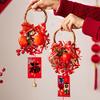 Red New Year Decoration Gold Bell Red Berries Chinese New Year Hanging Pendant Greeting Lucky Charm Traditional Decoration