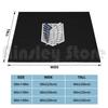 Scouting Legion Black Illustration | | Shingeki No Kyojin Anime Blanket Super Soft Warm Light Thin