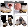 8 Teeth Ice Gripper Spike for Shoes Winter Outdoor Anti-Slip Shoes Crampons Spike Universal Hiking Mountain Climbing Crampons