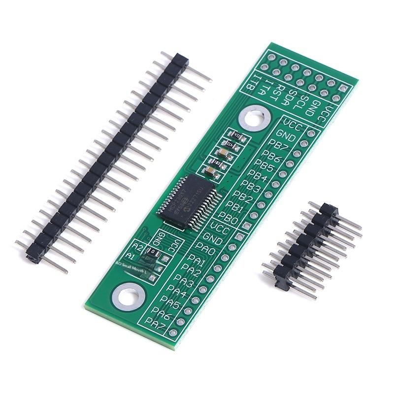 Mcp23017-E/Ss I2C Iic Expander Board Module 16Bit I/O Extension Module Pin Board Iic Input/Output Expansion Board For Arduino