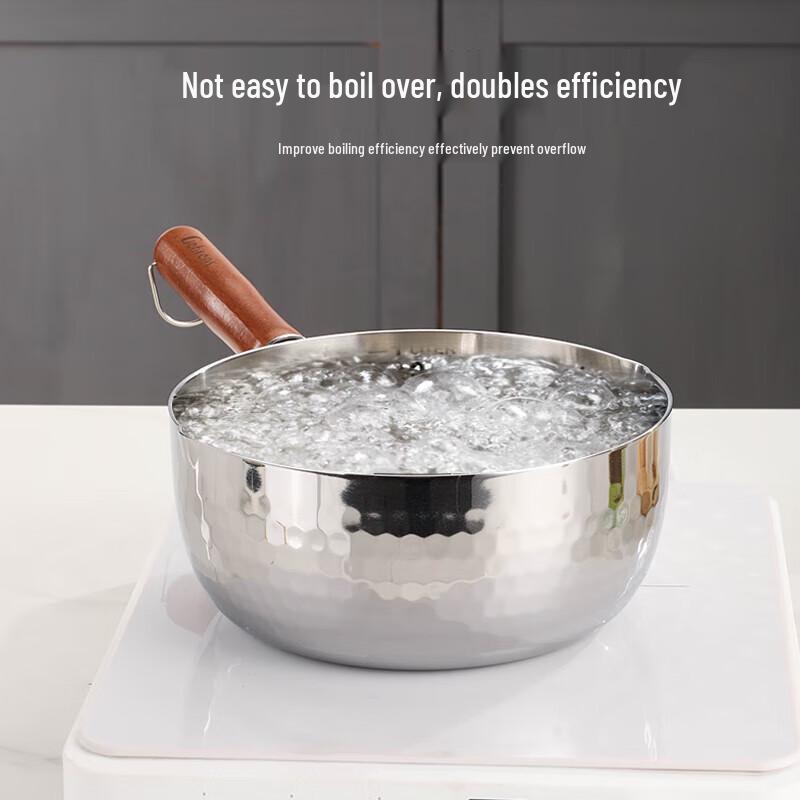 Behrens 18cm Penguin 316 Triple-Layer Steel Yukihira Pot with Steamer