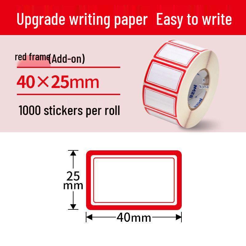 Waterproof Self-Adhesive Name Label Stickers