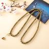108-Bead Green Sandalwood & Boxwood Lotus Buddhist Prayer Bracelet/Necklace Set for Men/Women