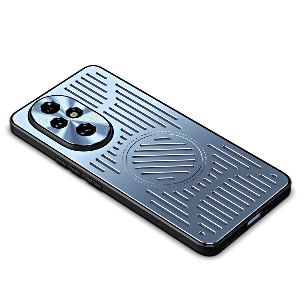 Pro Honor 200 5G Pouzdro Zadní Dutý Odvod Tepla Hliníková Slitina Kryt na Telefon
