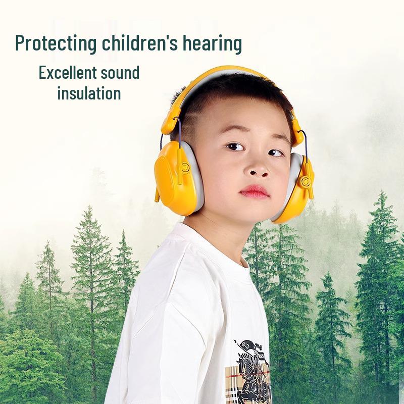 Child's Soundproof Earmuffs: Noise-Reducing Sleep & Travel Headphones
