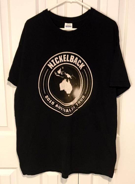 

NICKELBACK 2015 Tour Band Shirt Gildan TShirt Tee Rock Music Size Adult XL. Unisex T-Shirt XXXL