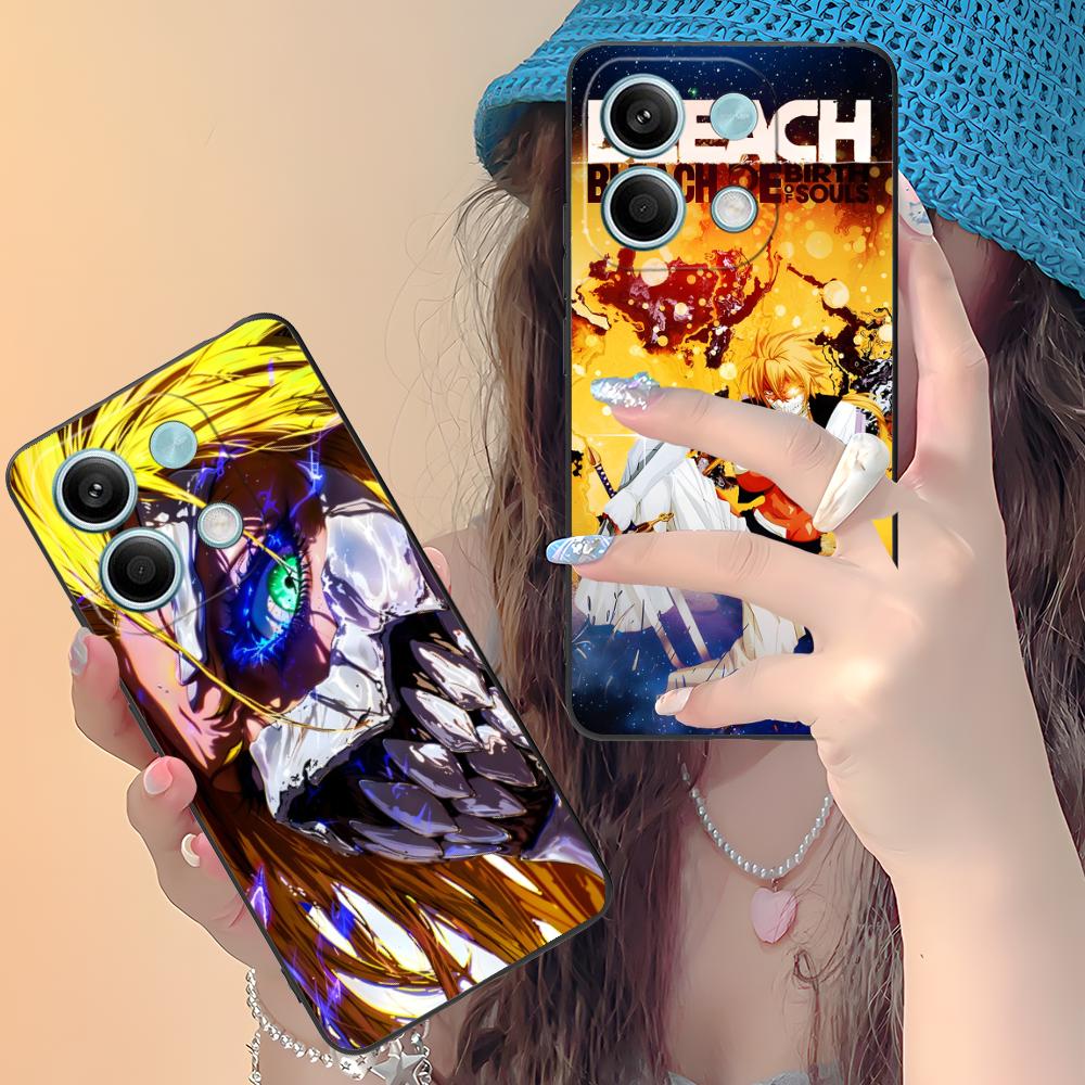 Bleach Tier Harribel Cell Phone Case for Xiaomi Redmi Note 14 13 12 11 S Pro Plus 4G 5G Colorful Printing Cover Luxury Pretty