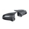 Pair Real Carbon Fiber Car Side Rear Mirror Cover Caps For BMW M3 F80 M4 F82 F83