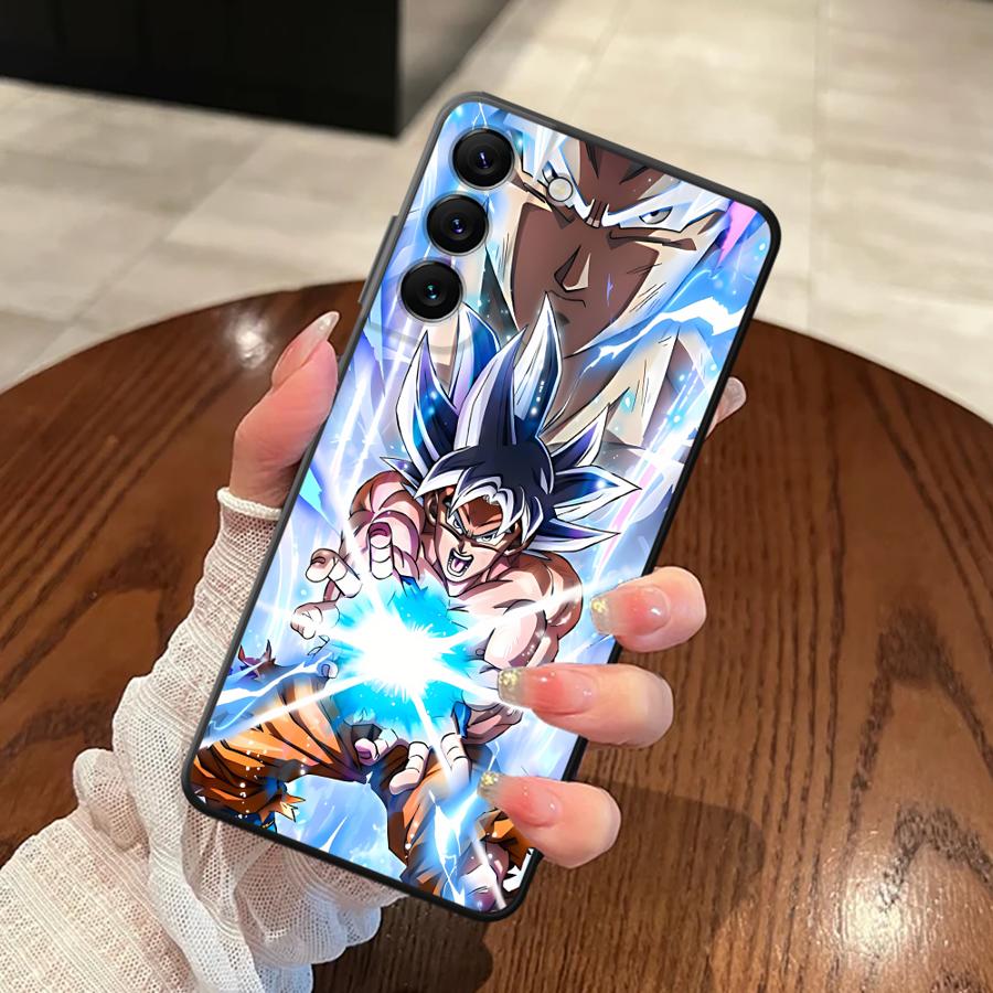 Goku D-Dragon Balls Black Soft Phone Cover Case for Samsung Galaxy A36 A32 A23 A53 A35 A51 A73 A22 A52 A25 A71 A26 A72 A24 A55