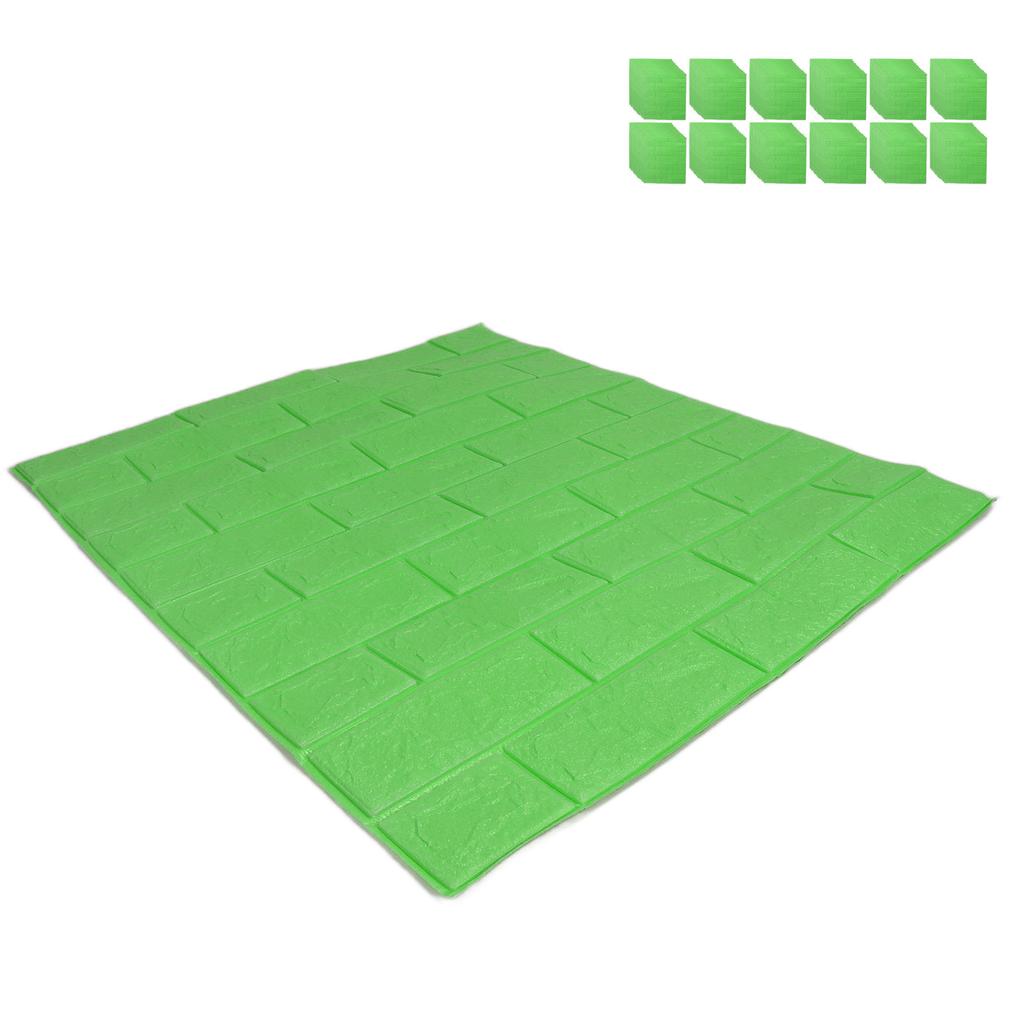 3D Brick Wall Sticker Anti Collision Three Dimensional Self Adhesive Wall Sticker WallpaperStone