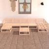Day and Night - Day and Night Garden Furniture Set 8 Pieces Solid Pine Wood