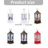Christmas Party Lantern, Compact ABS Lighted Holiday Ornament for Mantel Tabletop Bookshelf and Shop Window Styling