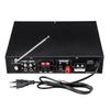 2 Channel Digital Amplifier USB/SD AUX Input 500W HIFI bluetooth Power Amplifier Audio Karaoke Car Home Theater 220V