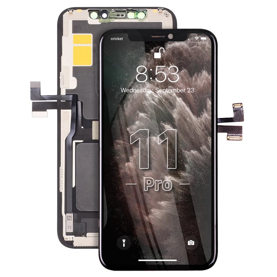 Repart Lcd Ips Display Touch Screen Digitizer Glass For Iphone 11 Pro Incell