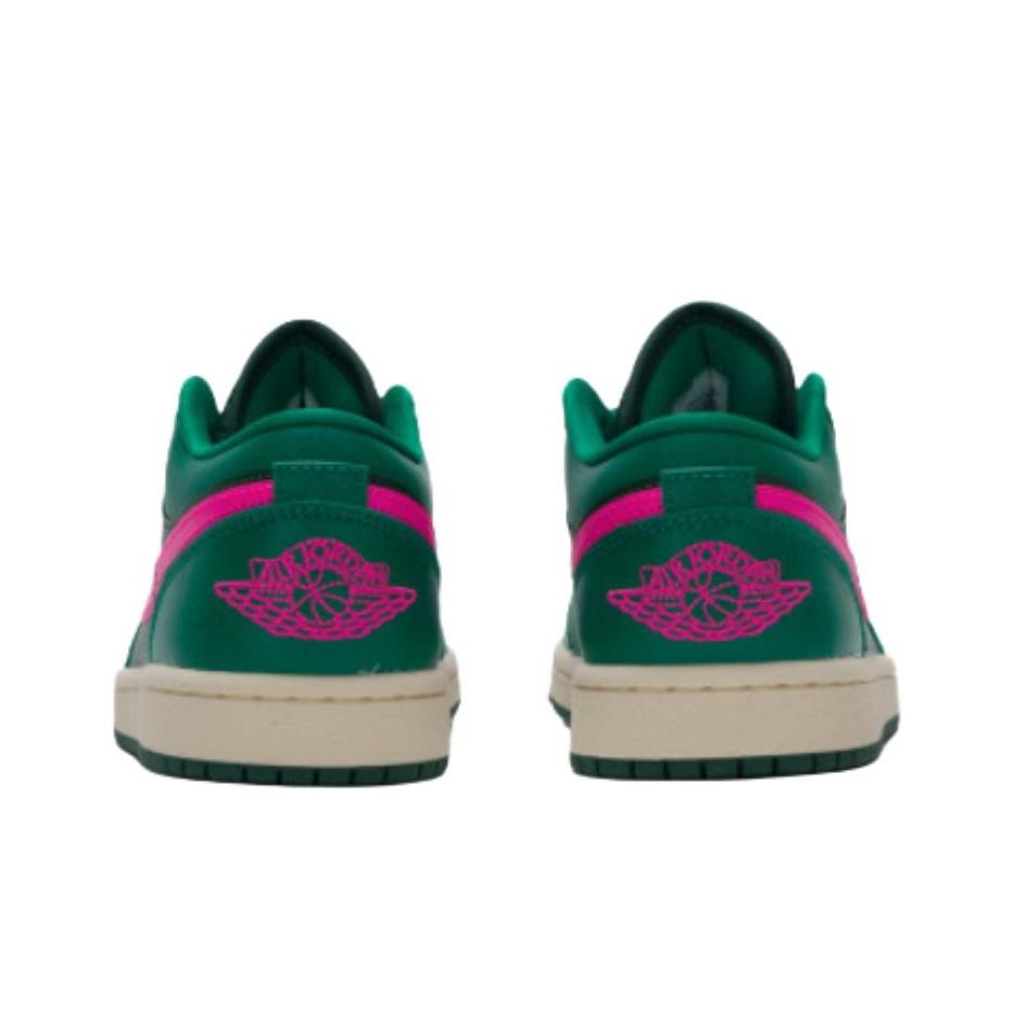 Air Jordan 1 Low Malachite Pink Blast Women Sneakers Green Coconut-Milk Fir DC0774300