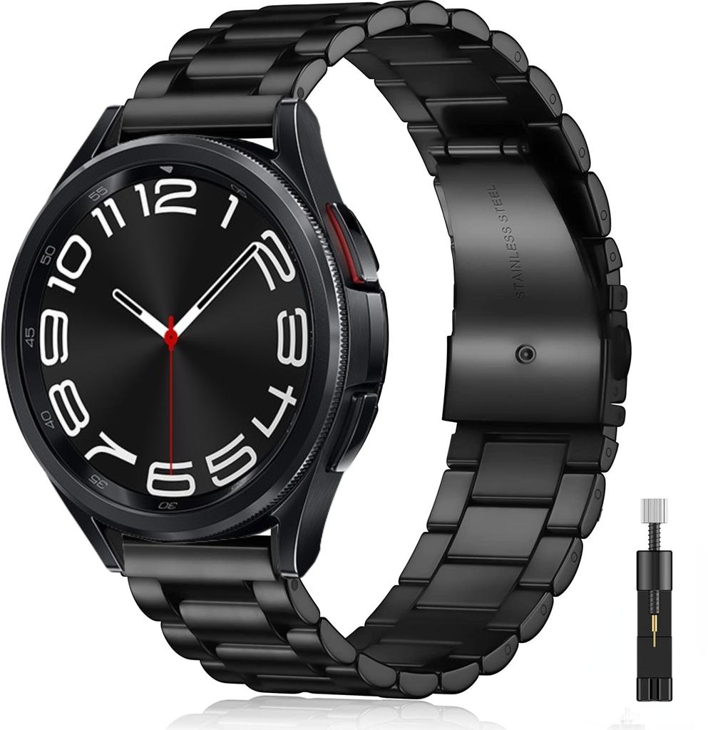 22mm 20mm Metal Strap for Samsung Galaxy Watch 6/5/4/3 Classic Huawei Watch 4 Pro/GT4/3/2e Bracelet Belt Amazfit GTR 4/GTS Band