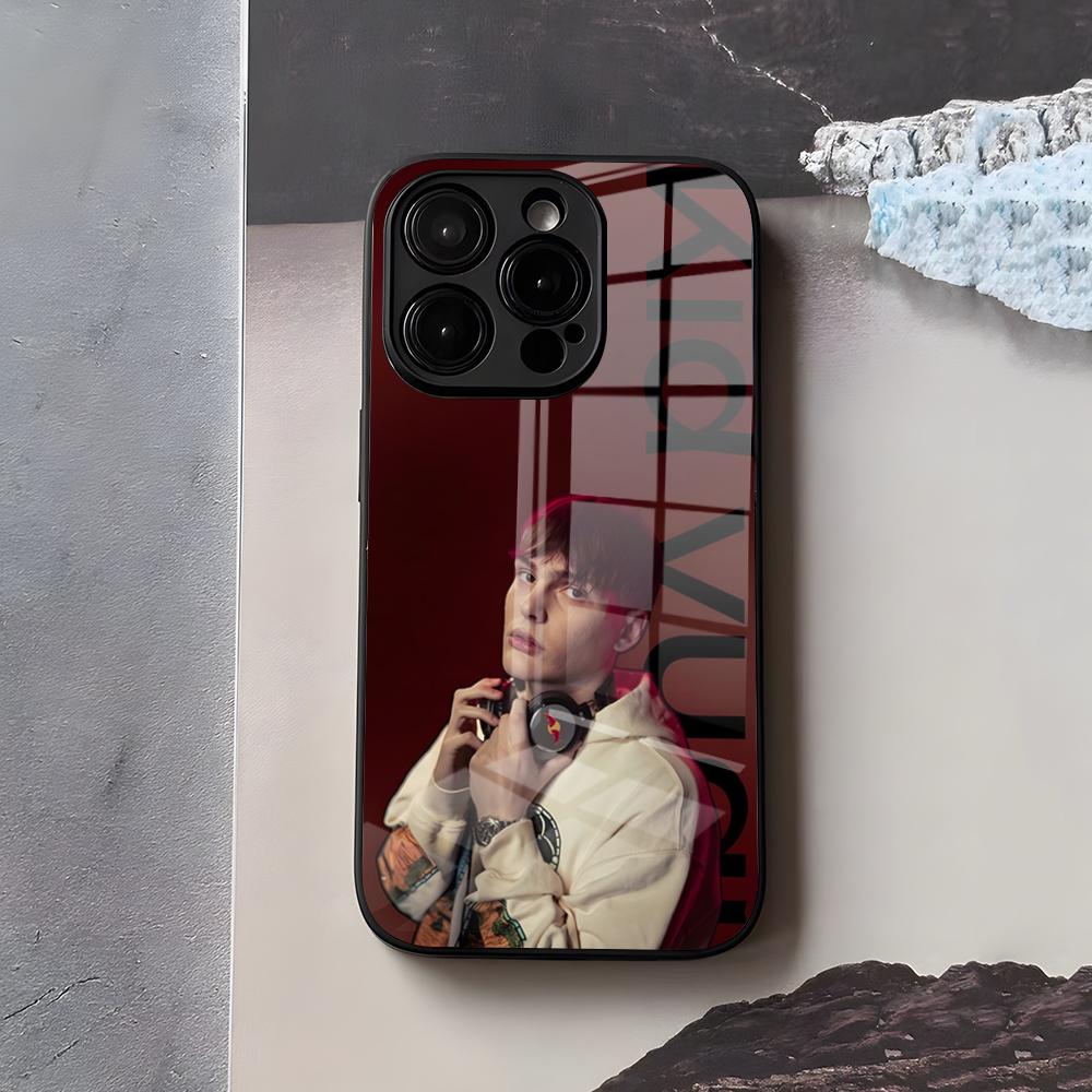 RAPPER K-Kid Yugi Phone Case For IPhone 17 Air 16 E Pro Max 15 14 13 Mini 12 Pro 11 Max Plus Black Glass Cover