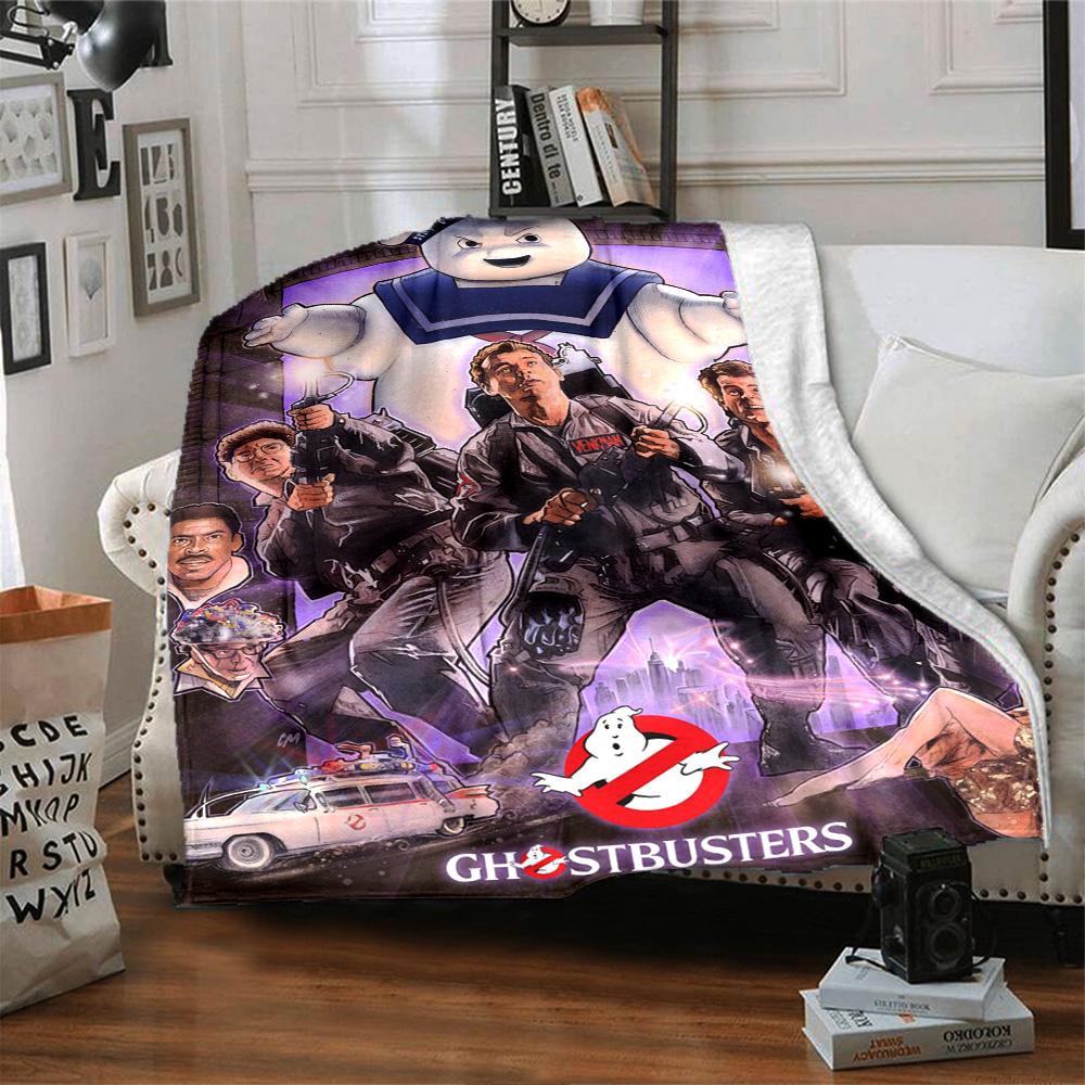 Ghostbusters Blanket Soft Cozy Suitable for Office Bed Livingroom for All Occasions Modern Ideal Gift for Friends Family Couples Picnic