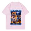 Moo Deng Unisexs Funny Become Unstoppable Pygmy Hippo Graphic TShirt  Retro Cartoon Design White Short Sleeve Round Neck