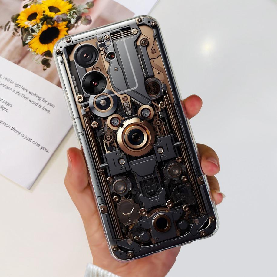 For Xiaomi 13T Pro Case Fashion Flowers Shockproof Soft Silicon Protector Clear Coque For Xiaomi 13T Phone Cases Mi 13TPro Funda