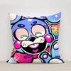 Fnafs Fodral för Kudde Kuddöverdrag Kuddfodral 45*45 Stolskudde Loungestolar Dekorativa Kuddfodral 40x40 Dubbelsidig Tryck