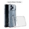 Kristall-Silikon-Weichhülle für iPhone 17 Pro Max Hülle Stoßfeste Transparente TPU-Handyhülle für iPhone 17 Air Schale Bumper