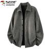 TUCANO Men's Autumn/Winter Textured Lapel Cardigan Jacket