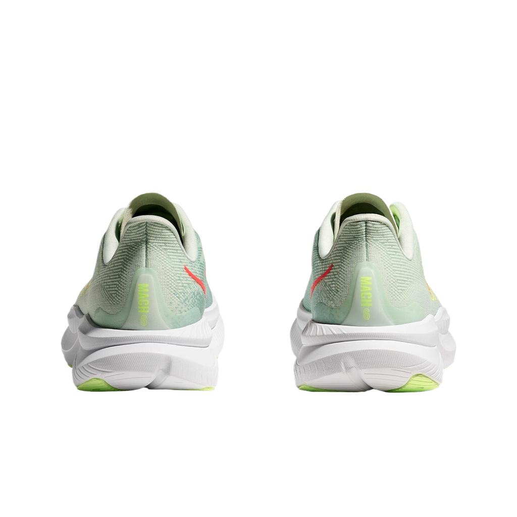 Hoka One One Mach 6 Round Toe Lace-Up Comfortable Shock Absorption Support Rebound Low-Top Running Shoes Women Running Shoes 1147810-SSSG
