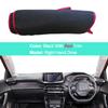 Car Dashboard Cover for Peugeot 2008 E-2008 208 E208 GT - Carpet Dashboard Pad Sun Protection UV Cushion Car Accessories
