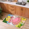 candy candy Customizable name kitchen floor mat easy to clean and wipe down Suitable for kitchens living rooms and entryways—a perfect home decor piec
