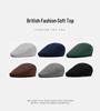 Unisex Large Head Flat Cap - Warm Autumn/Winter Beret Newsboy Cap