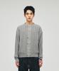 ECORR Cotton Cable Two-Button Cardigan_Gray
