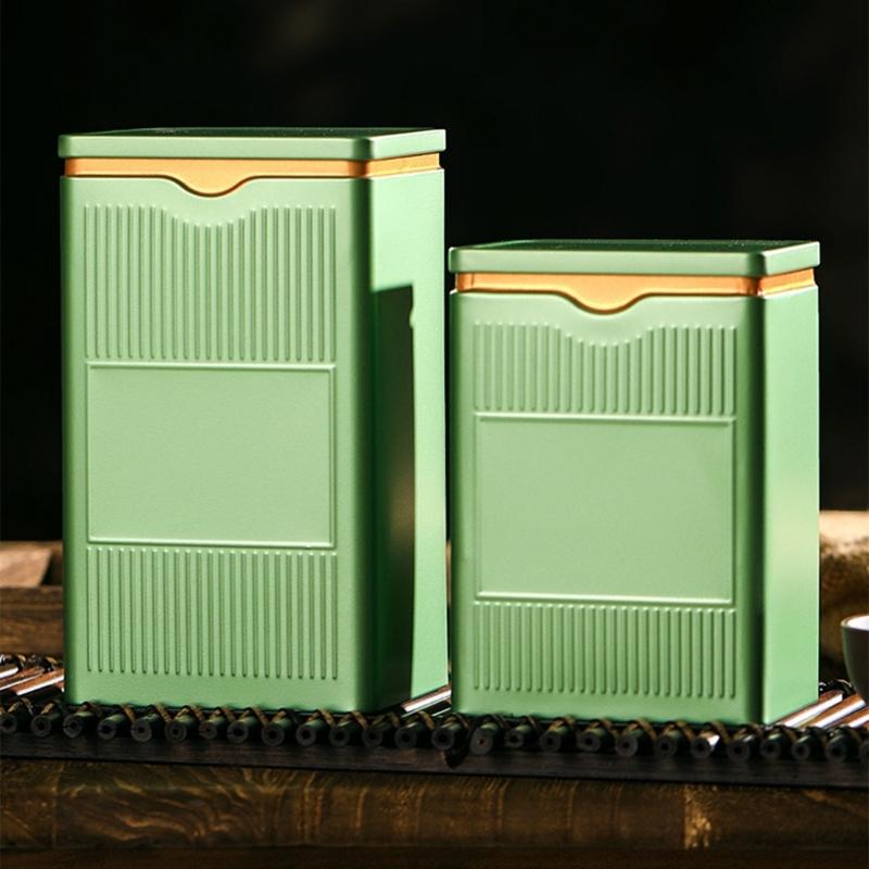 Tea Storage Container For Loose Leaf Tea Stylish Kitchen Canister For Storing Coffee Beans Or Dry Snacks