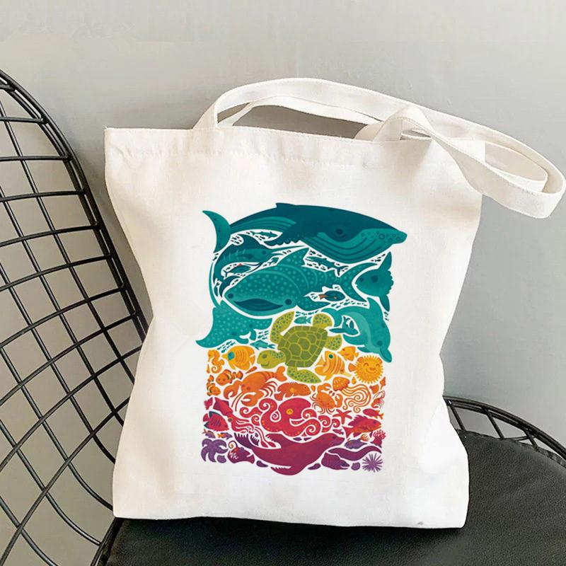 Shopper Anne of Green Gables World Printed Tote Bag women Harajuku shopper handbag girl Shoulder shopping bag Lady Canvas Bag