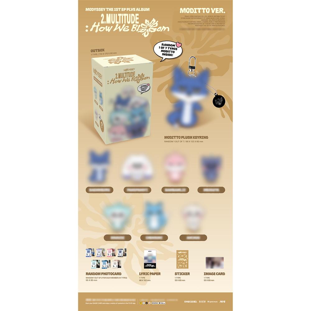 [Pre-order] MODYSSEY - 2.Multitude: How We Bloom (MODITT Ver.)