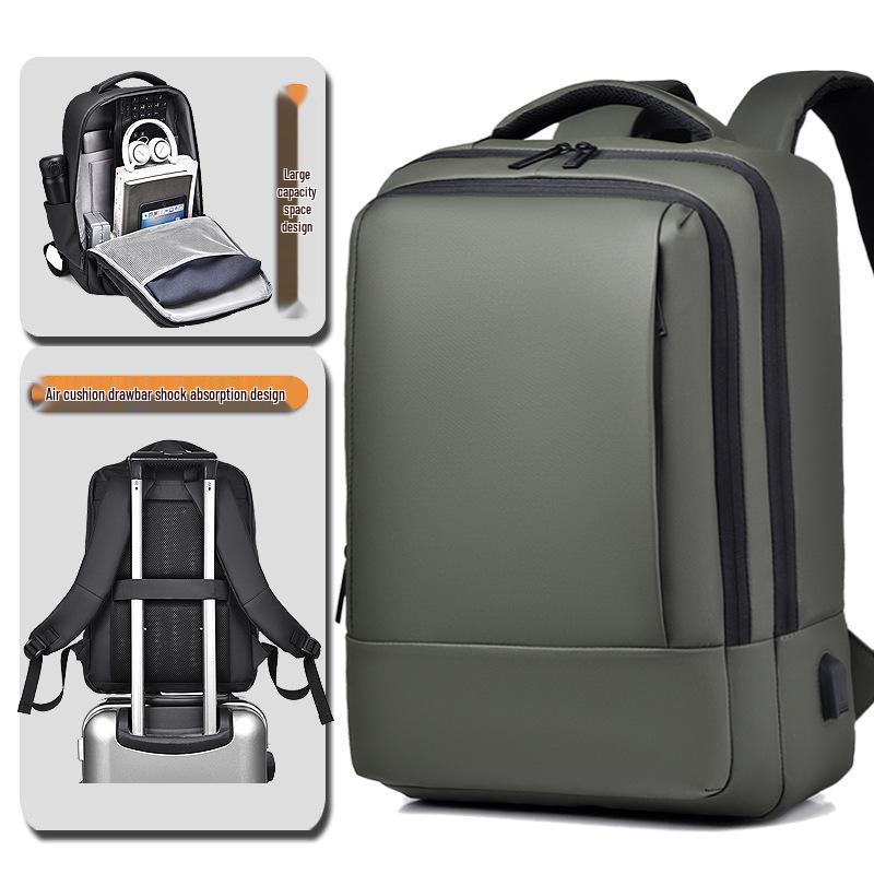 

Мужской вместительный 17,3-дюймовый водонепроницаемый дорожный рюкзак - большая вместимость, для улицы и бизнеса