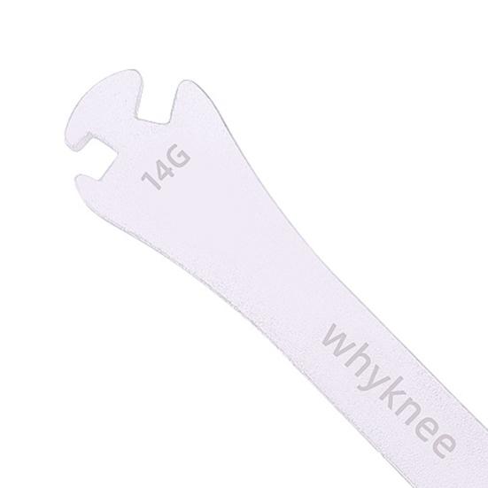 Stainless Steel Spoke Wrench Bike Tool Spoke Adjustment Wrench Disassembly Tool for 14/15G Spoke Cap