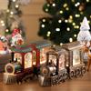 Luminous Christmas Train & Snowfall Music Box Ornament